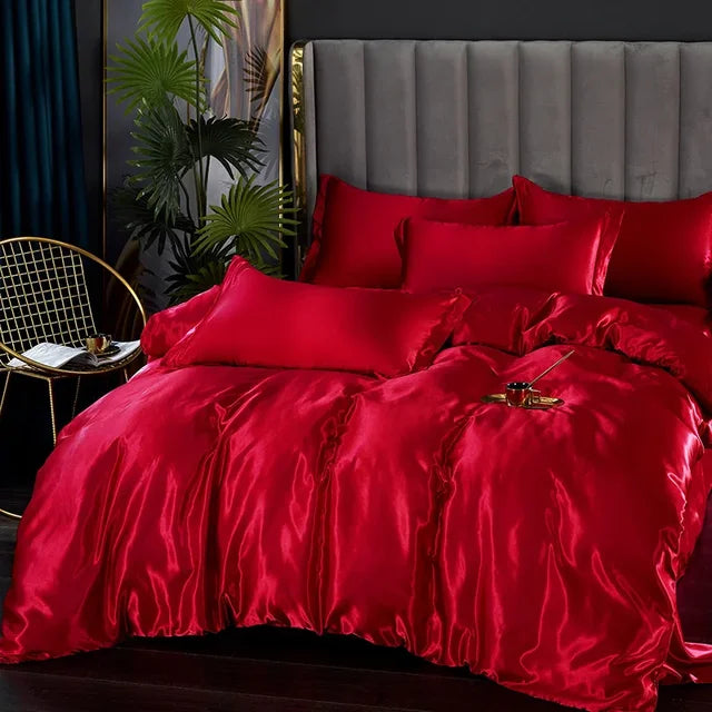 Silk Satin Bedding Set