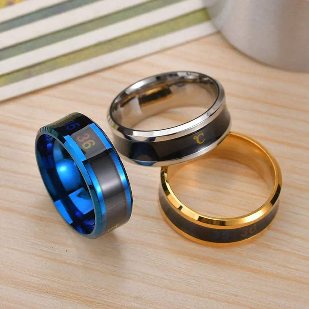 Tactile Ring with Temperature Display