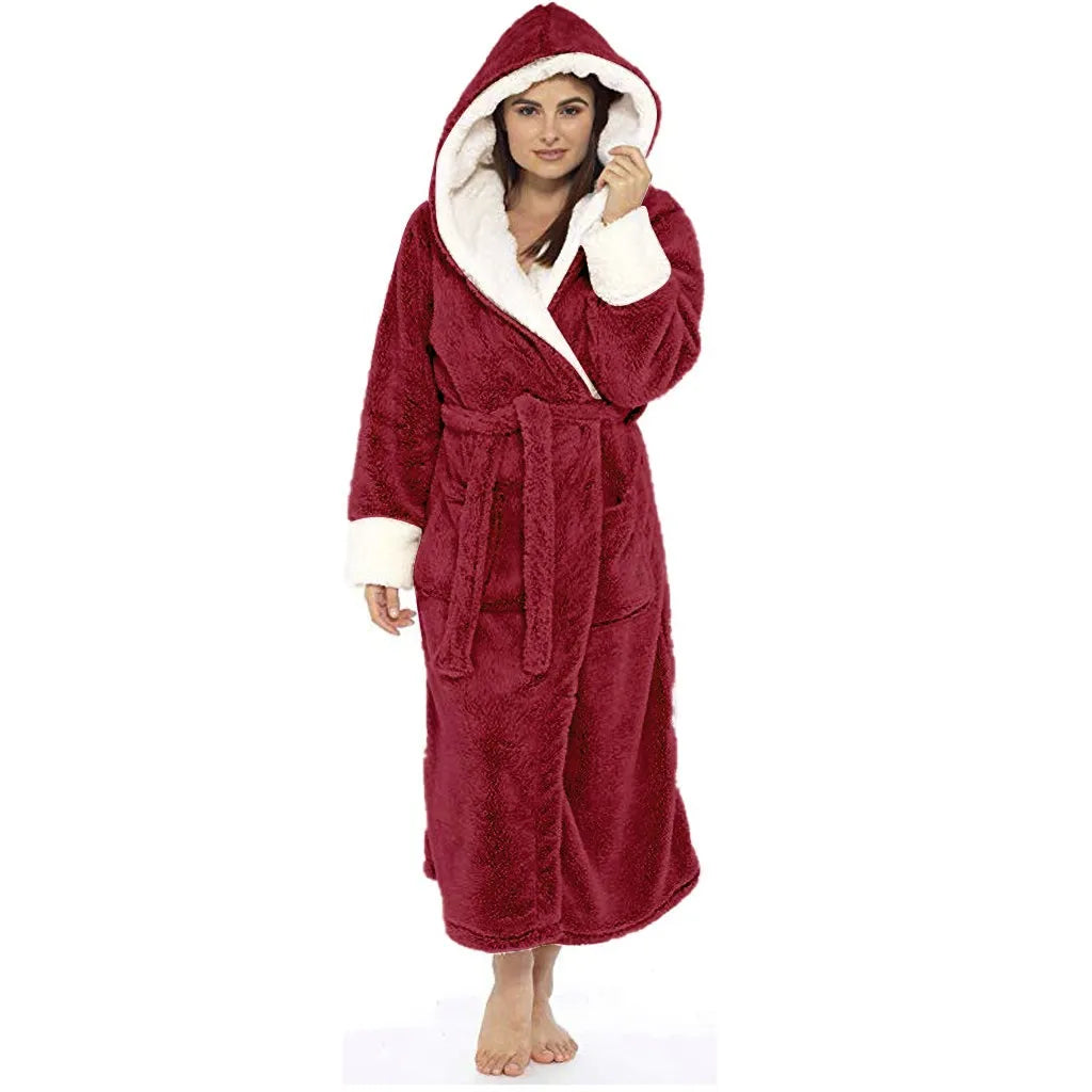 VelvetWrap – Long Plush Bathrobe