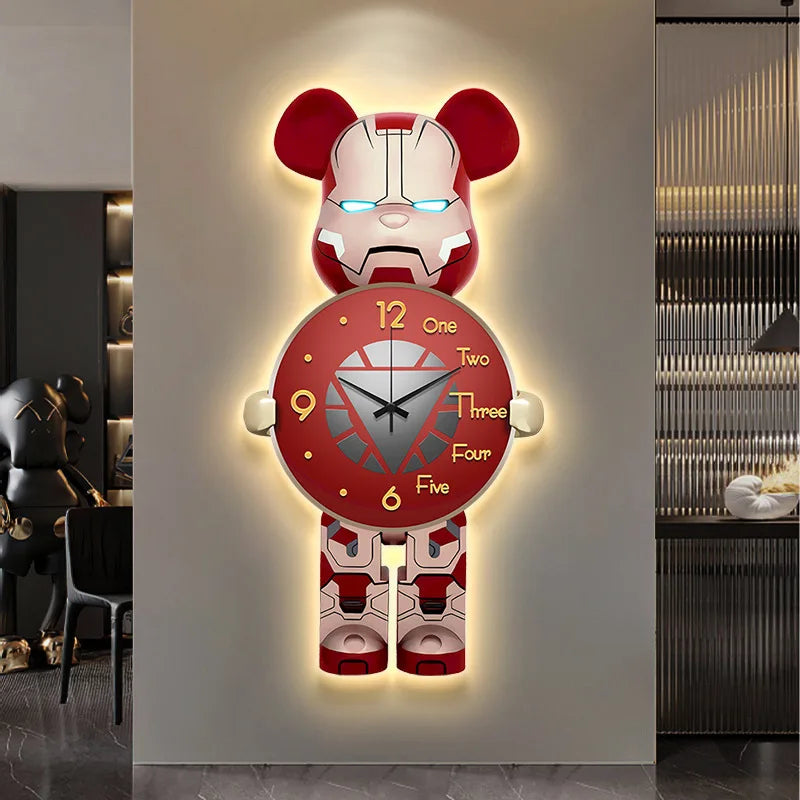 ChicBearTime – Decorative Bear Clock for the Living Room