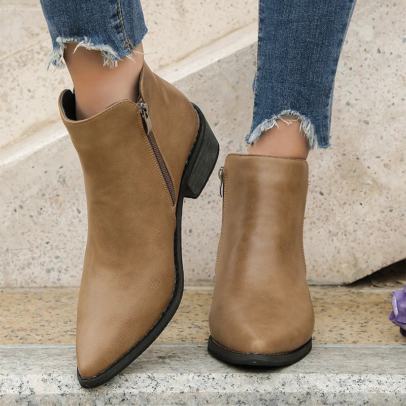 Belezaa Timeless Minimalist Ankle Boots