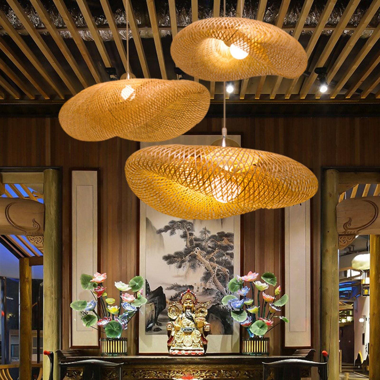 Vrimlo Bamboo Weaving Lamp