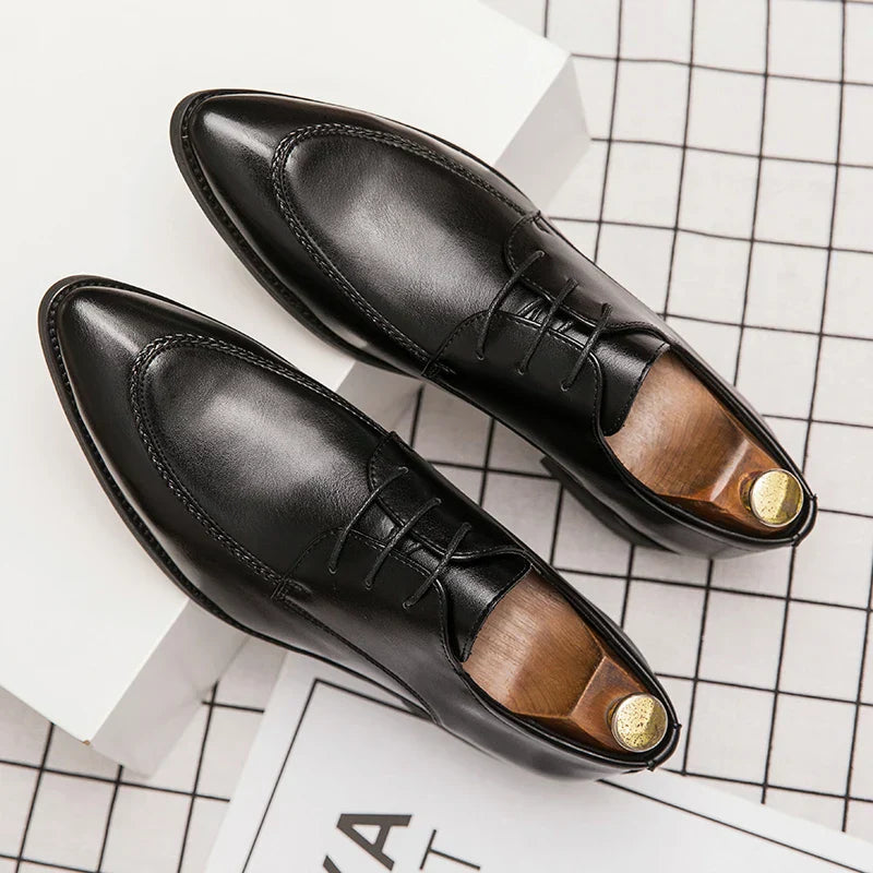 Business leather shoes for men