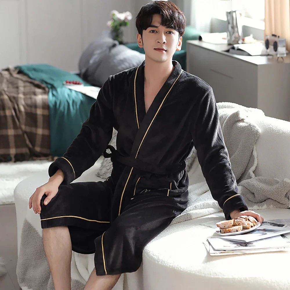 WarmPlush – Soft and Warm Bathrobe for Men