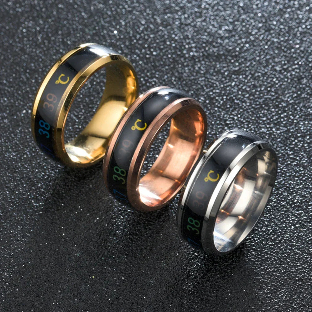 Tactile Ring with Temperature Display