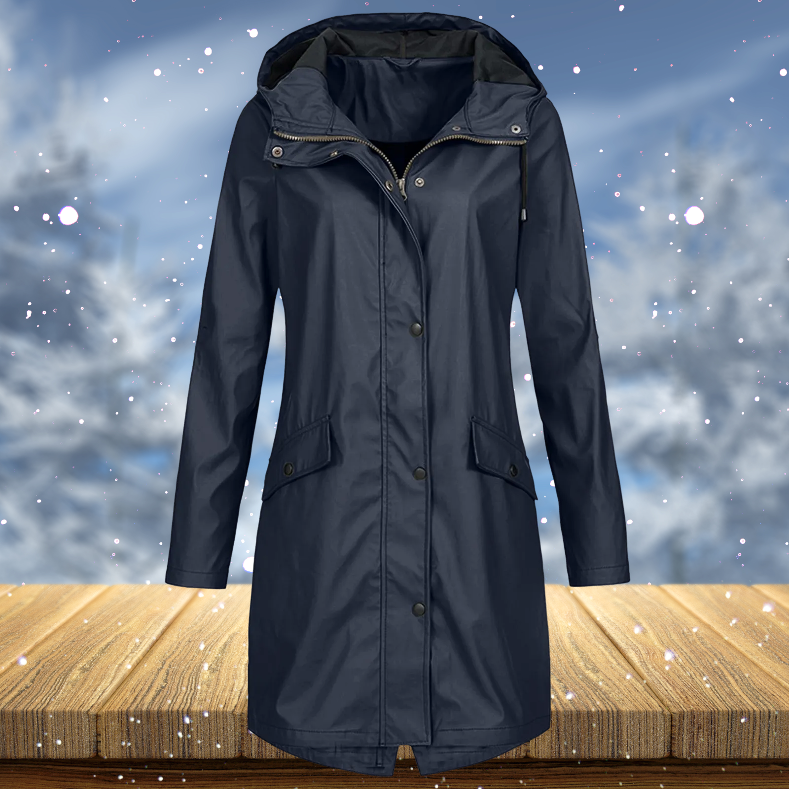 Zenith - Windproof long raincoat/jacket