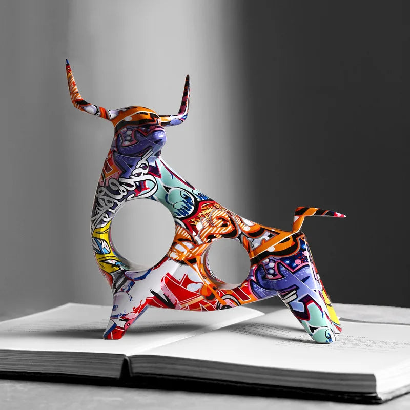 Toroh Bull Figurines Decor