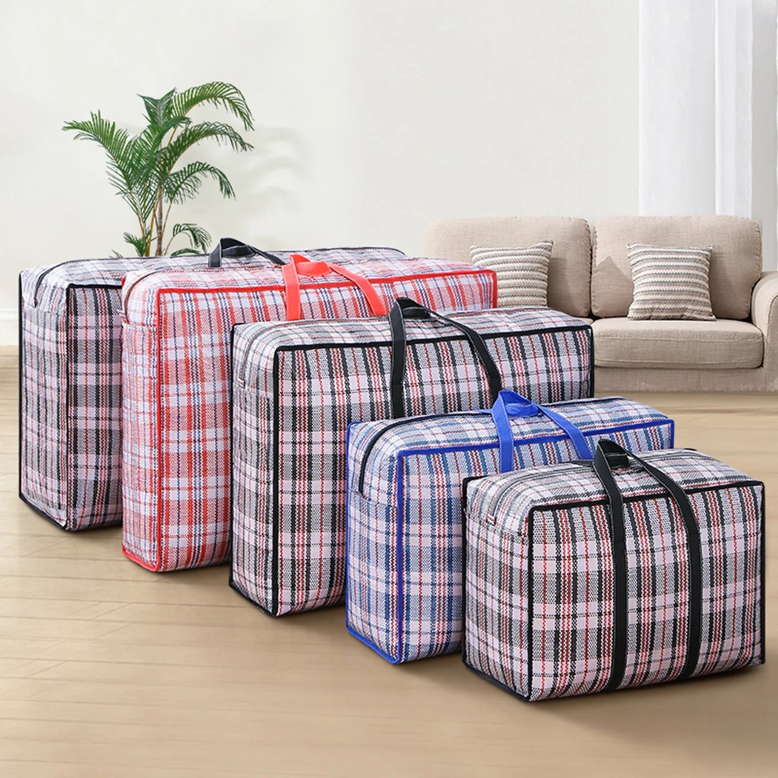 Woven Luggage Bag: Scratch resistant and waterproof