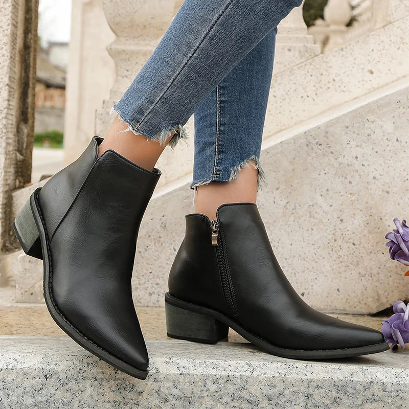 Belezaa Timeless Minimalist Ankle Boots