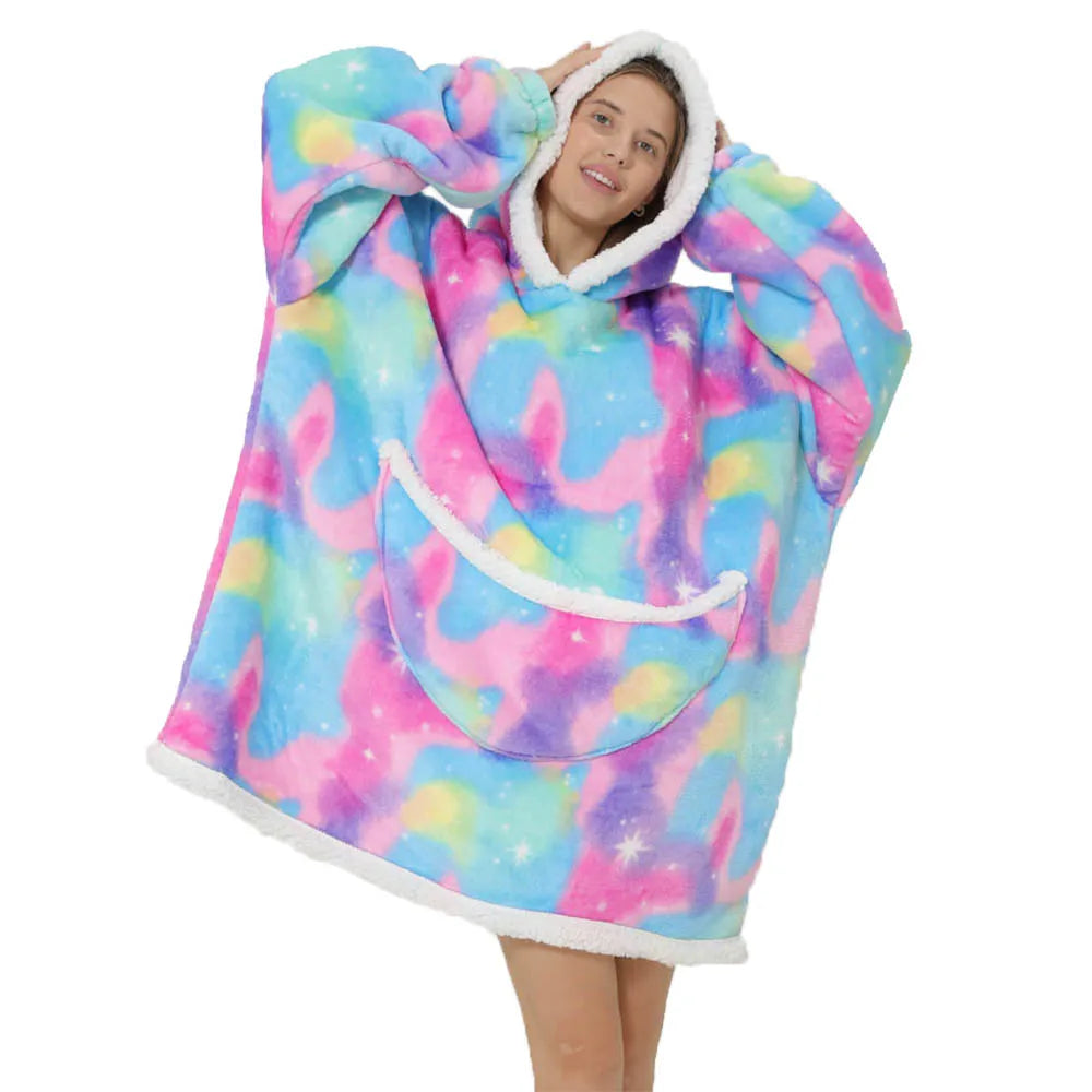 SnugJoy - Fleece with Hood in bright colors