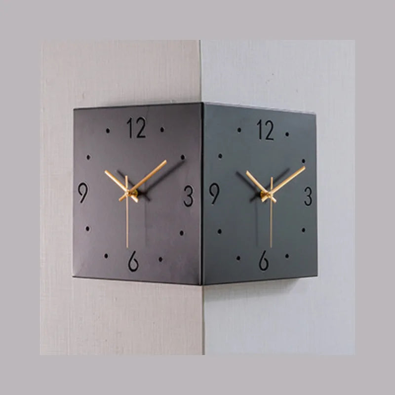 CornerTime – Creative Elegant Square Wall Clock