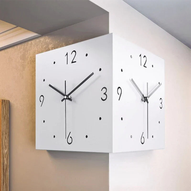 CornerTime – Creative Elegant Square Wall Clock