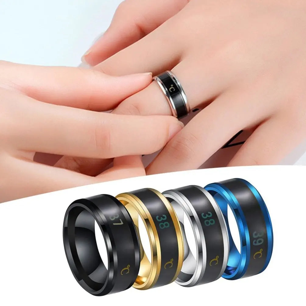 Tactile Ring with Temperature Display