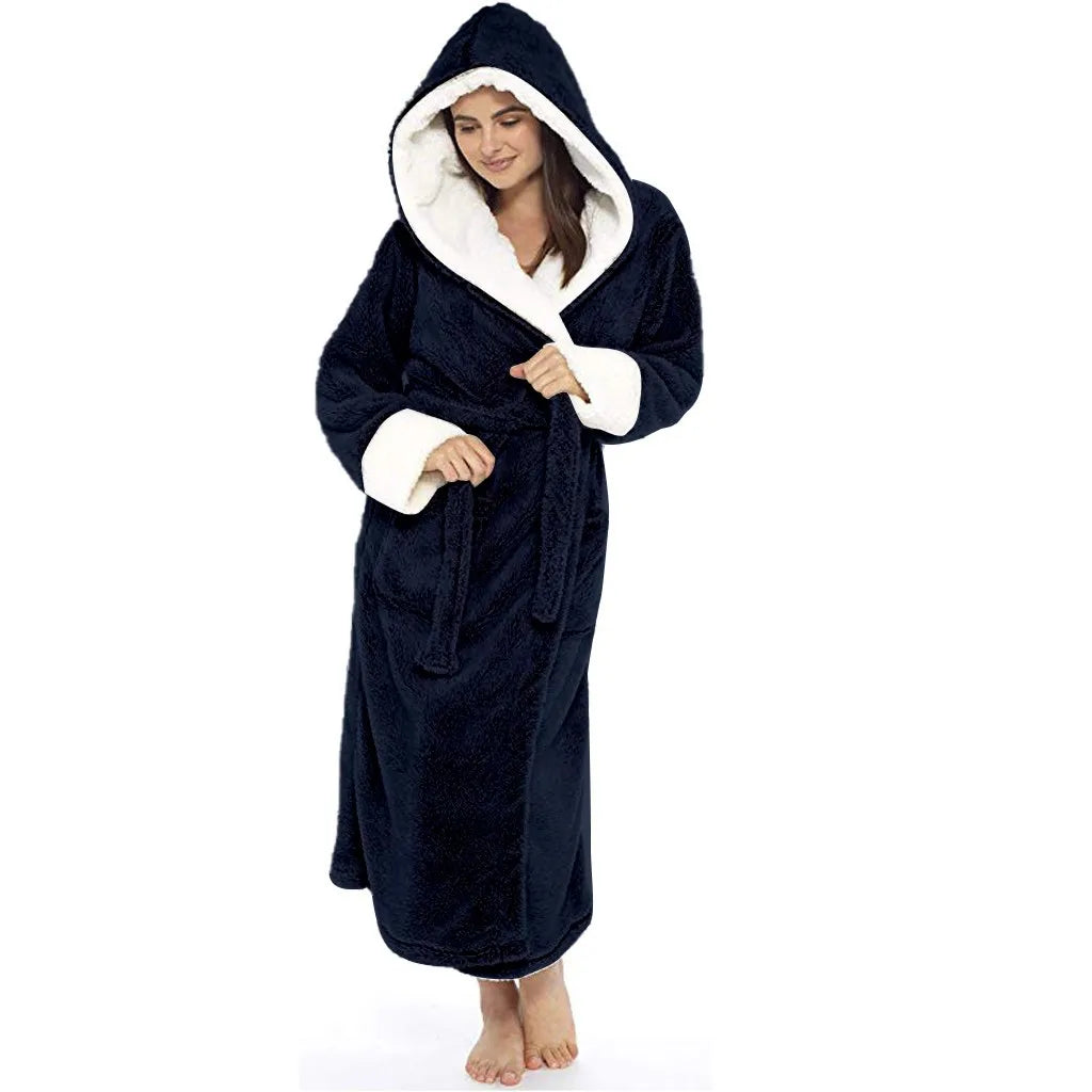 VelvetWrap – Long Plush Bathrobe