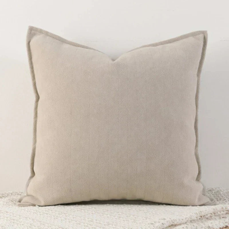 ChenilleCozy - Plain Cushion Cover for Home and Bedroom Decor