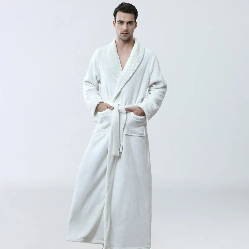 CozyNuit – Fleece Bathrobe for Men