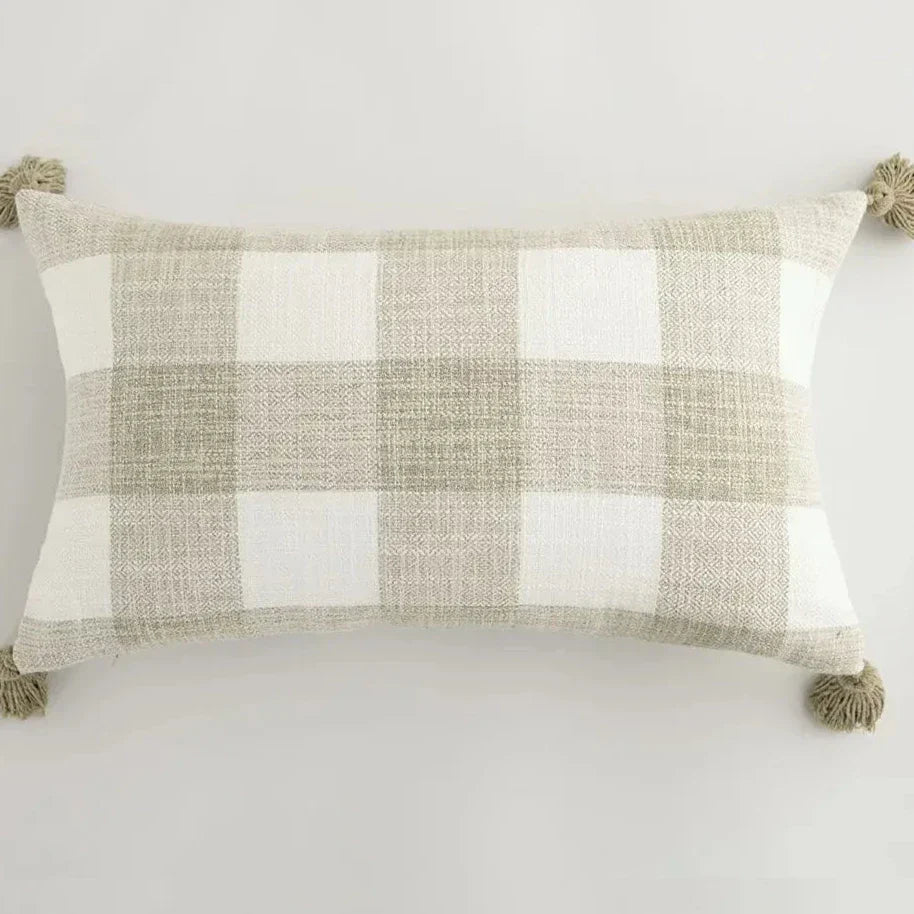 CreamCozy - Decorative Cushion Cover with Linen