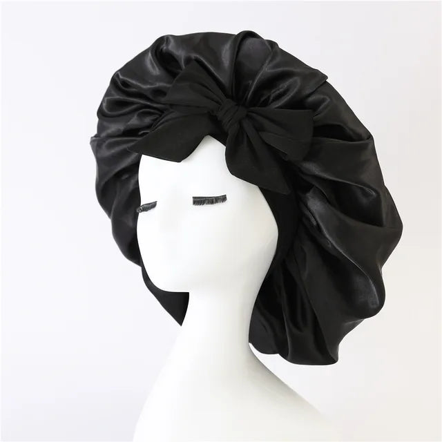 Silk Satin Bonnet - wake up with perfect hair