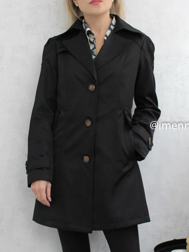 Trench Coat Single-Breasted Jacket