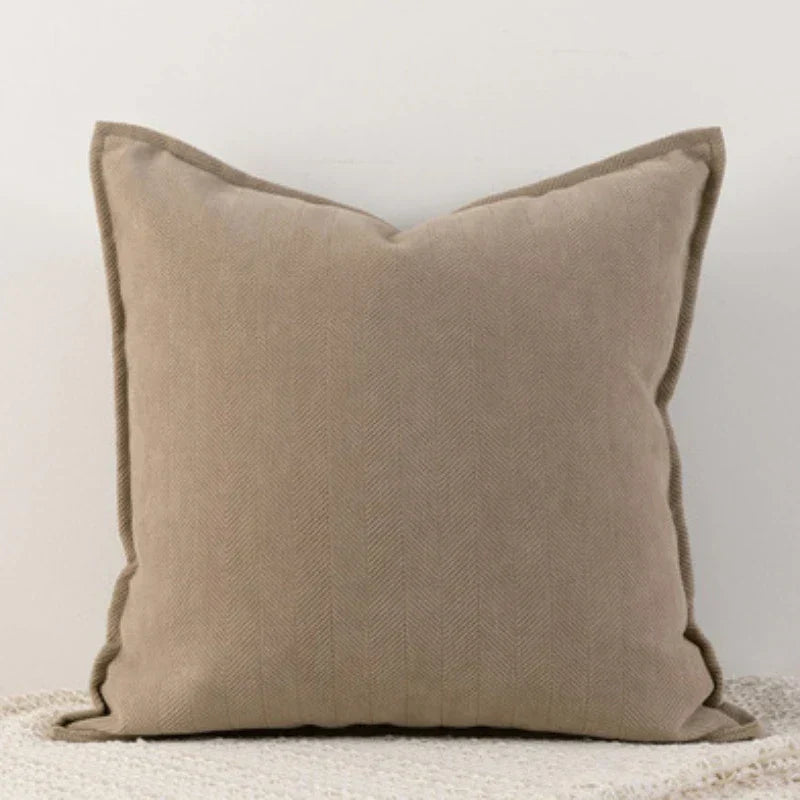 ChenilleCozy - Plain Cushion Cover for Home and Bedroom Decor