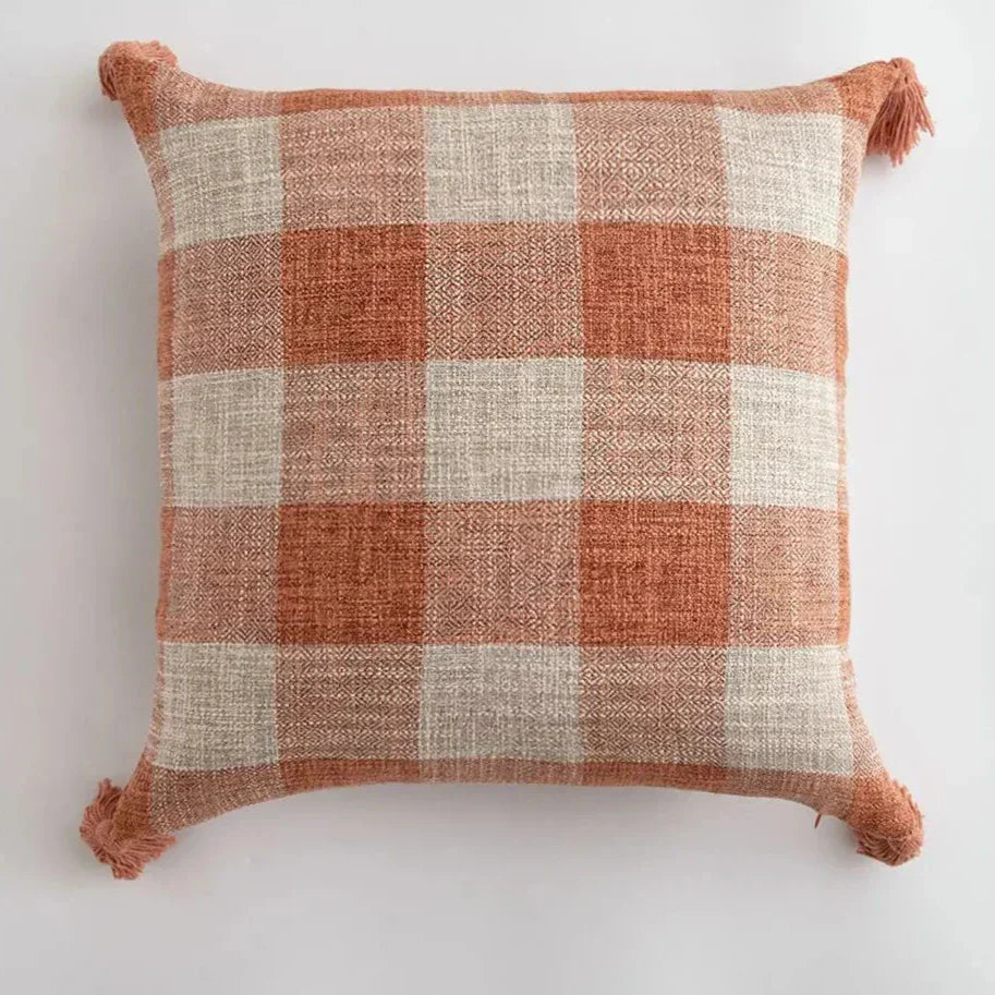 CreamCozy - Decorative Cushion Cover with Linen