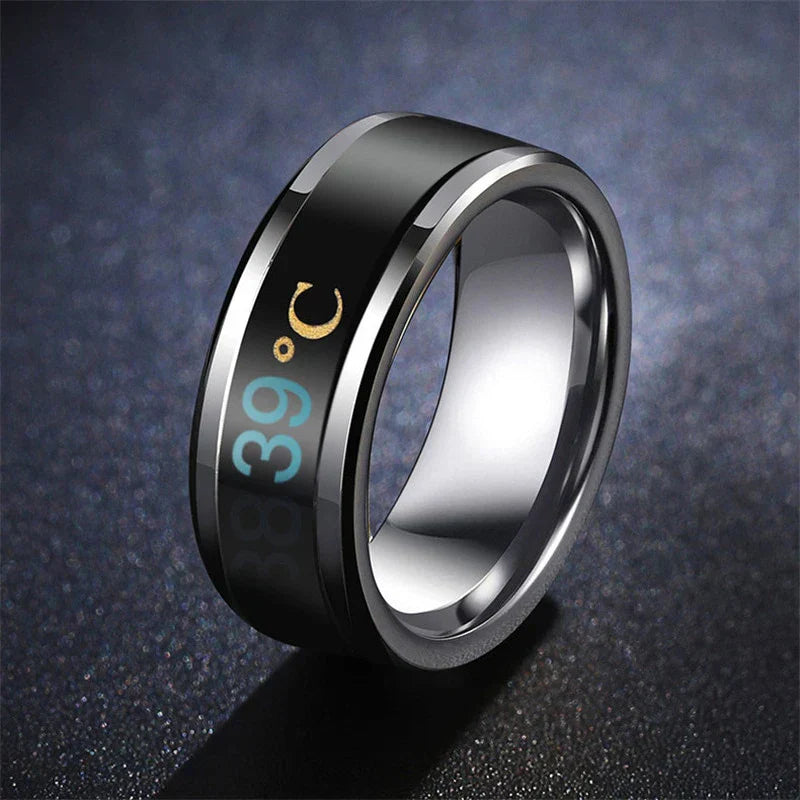 Tactile Ring with Temperature Display