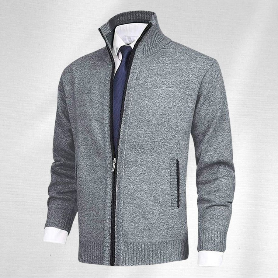 Tony - Stylish business cardigan sweater for men