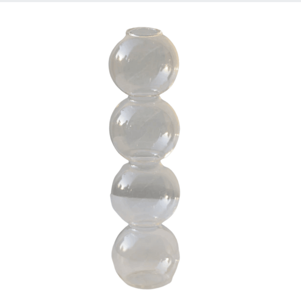 Crystal Glass Bubble Vase