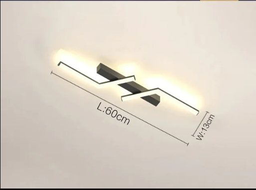 SleekGlow - Ceiling light with LED line lamp