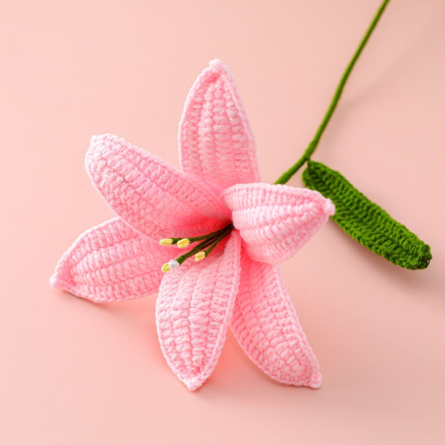 Lily Crochet Flowers Decor