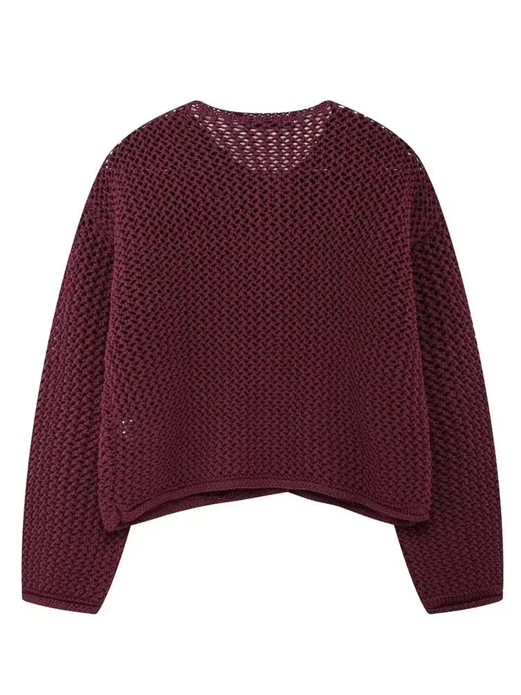 Autumn Grace: Chic Knitted Cardigans for Women - Casual Button-Down Style