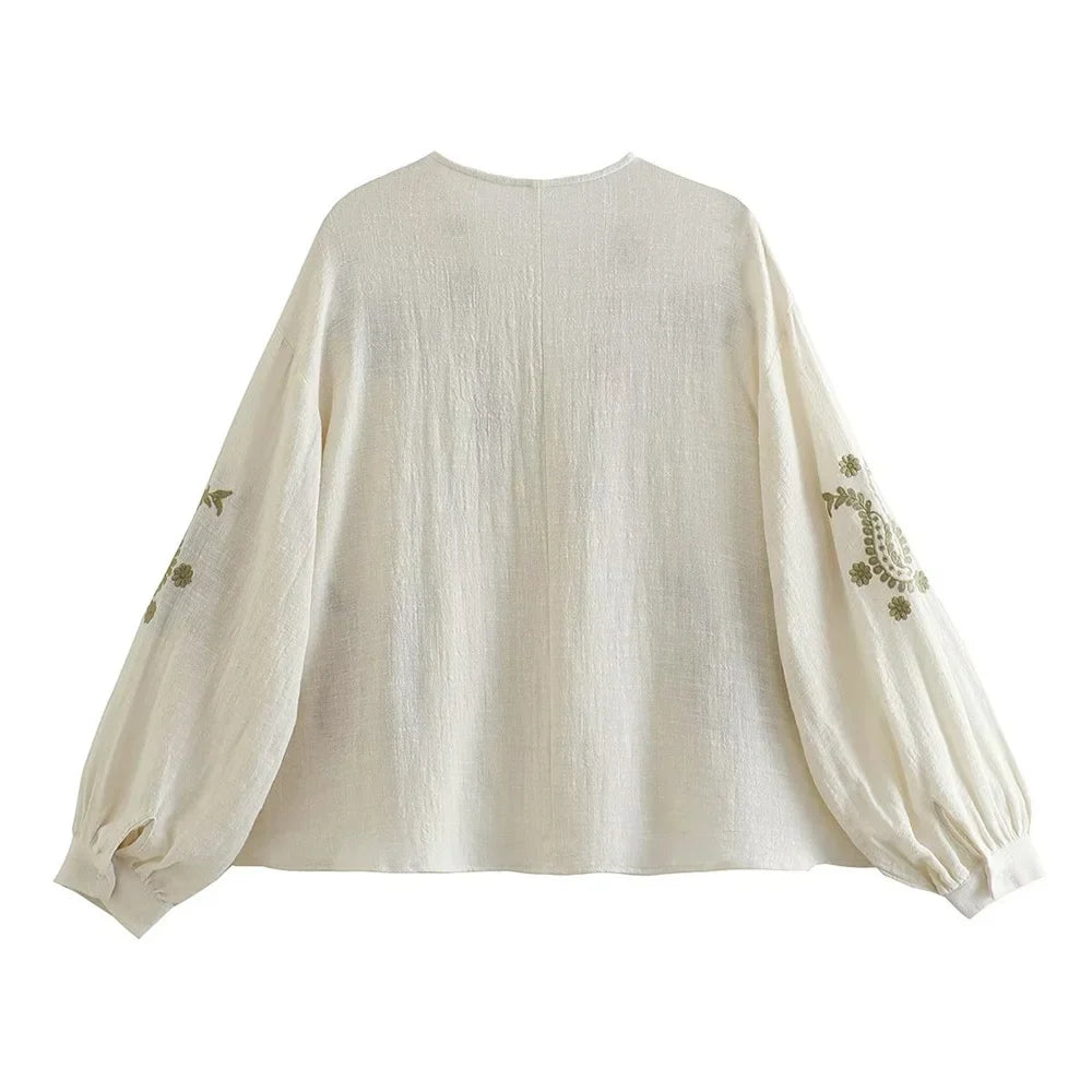 Cotton Boho Blouse