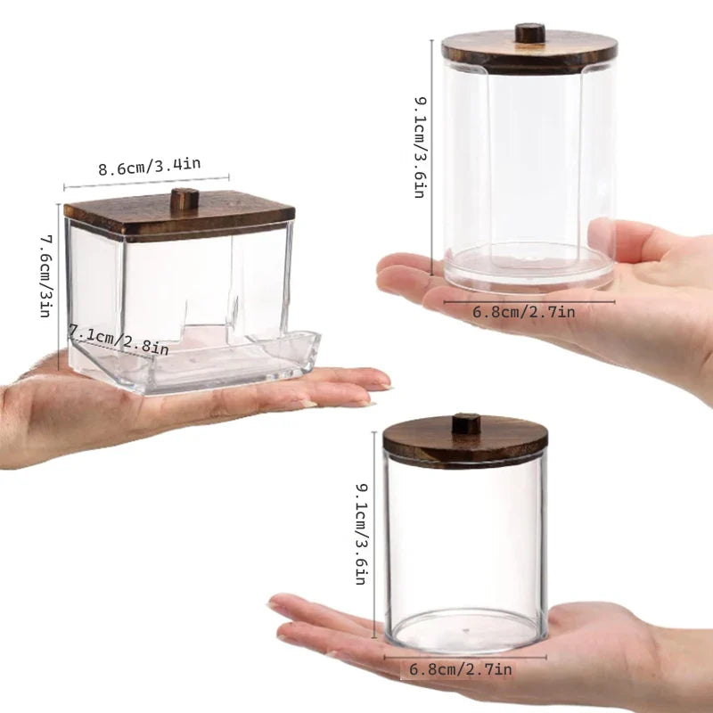 Clear Haven: Bathroom Organizer Accessories Set