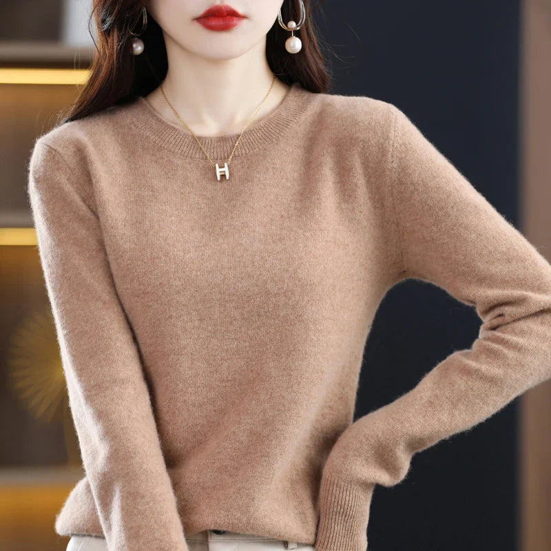 Claire: Women's 100% Pure Wool Cashmere Sweater