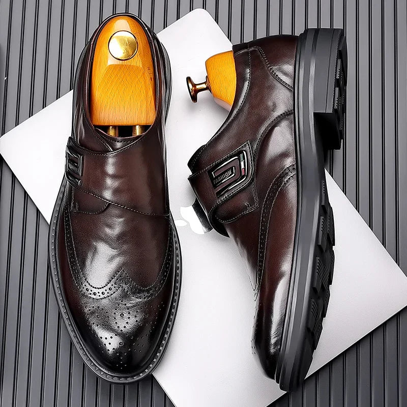 TitanCraft business leather shoes for men