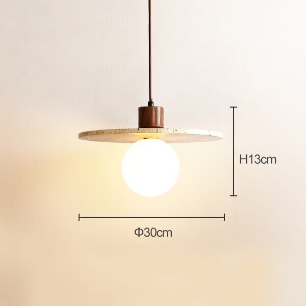 Travertine Wabi Pendants