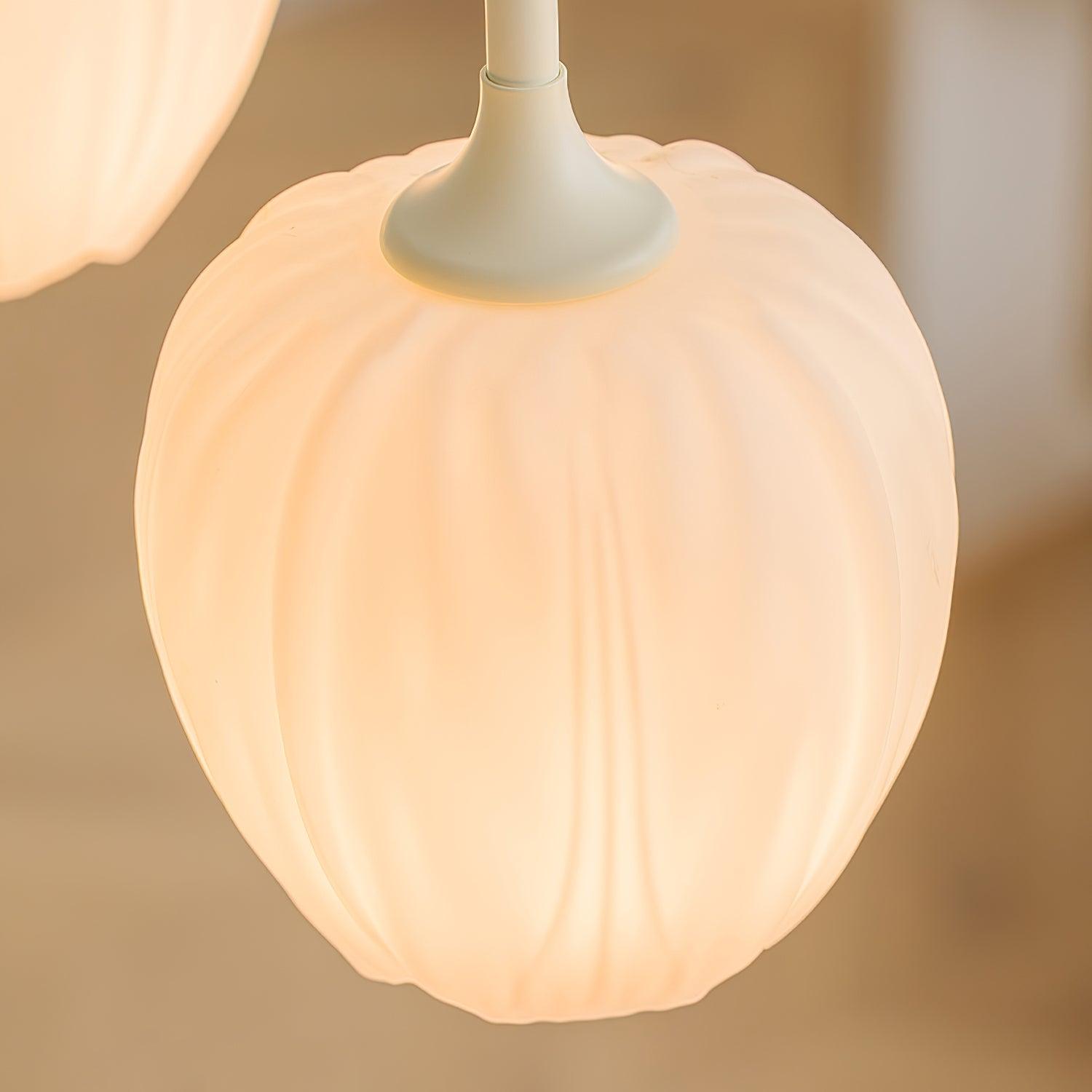 Tulip – Elegant Matcha Chandelier