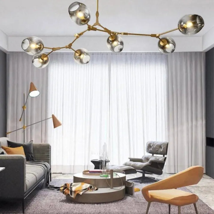 BubbleLight – Sputnik Pendant Lamp with Glass Bubbles