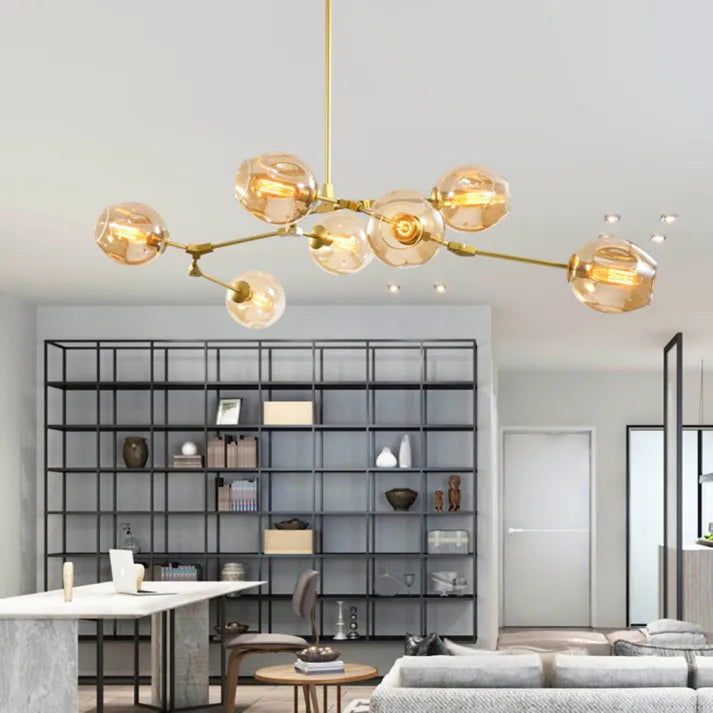 BubbleLight – Sputnik Pendant Lamp with Glass Bubbles