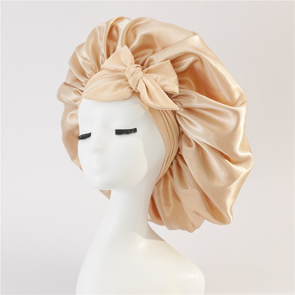 Silk Satin Bonnet - wake up with perfect hair