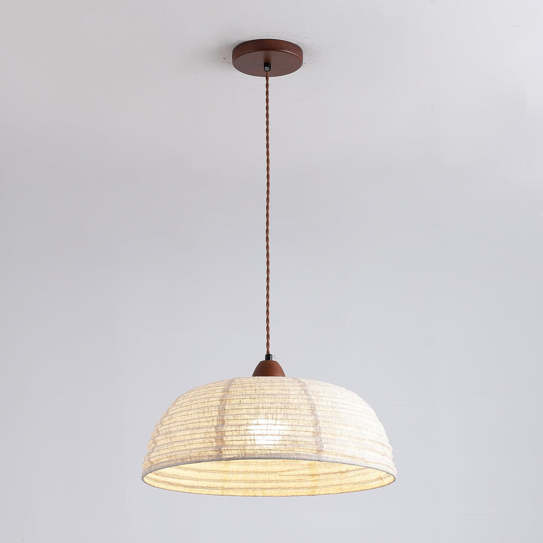 WoodLumiere – Elegant Wooden Pendant Lamp