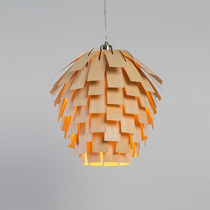 ArtichokeCharm – Rustic hanging lamp in wood