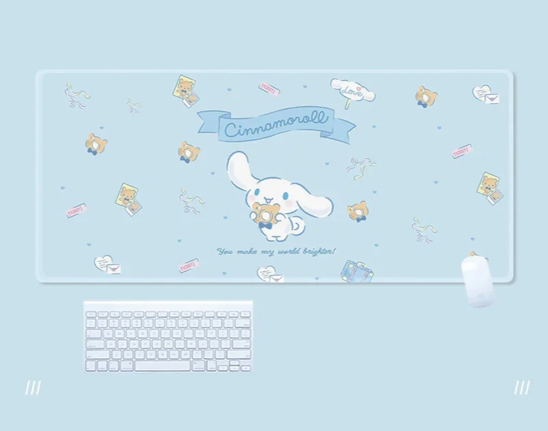 Cinnamoroll Kuromi Deskmat