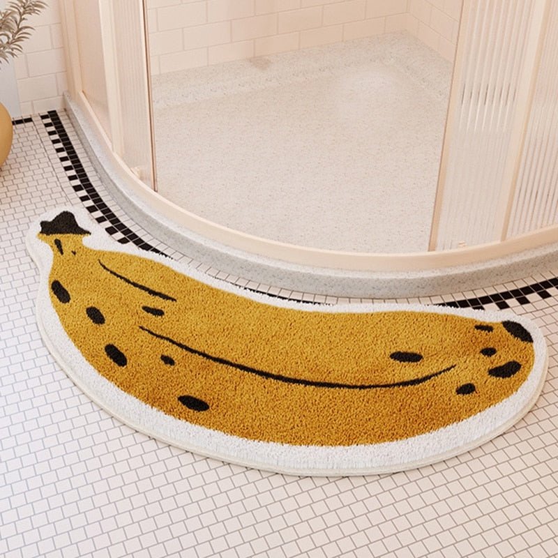 Arc-Shaped Non Slip Fruity Bathroom Mats