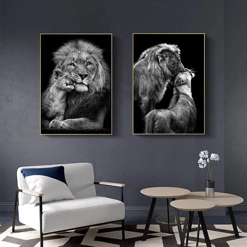 Armour Lion Canvas