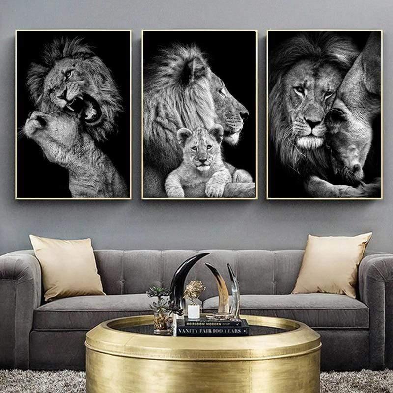 Armour Lion Canvas