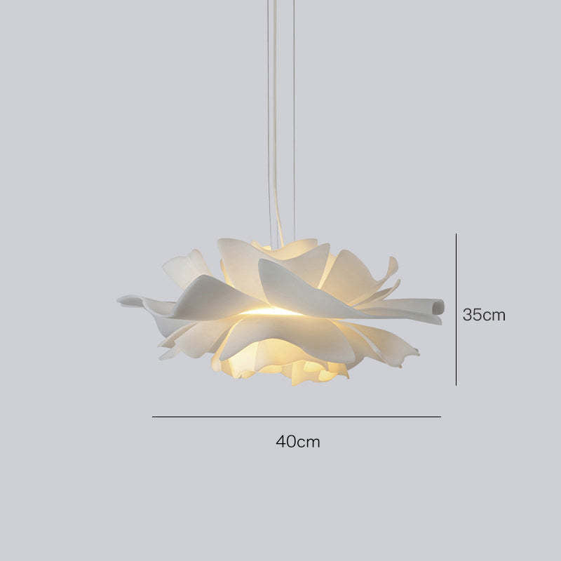 Bella Modern Design Pendant Lamp Flower White Metal Living Room Bedroom