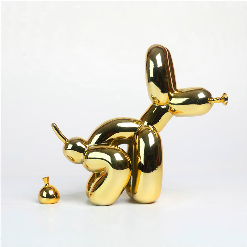 Balloon Dog Pooping Decor