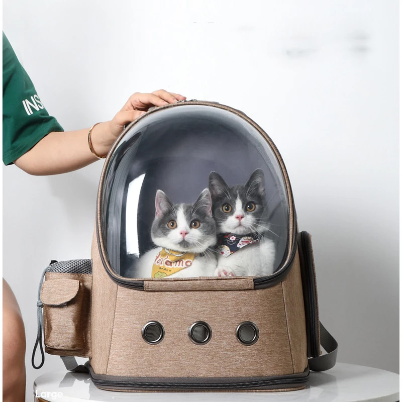 Astronaut Spaceship Cat Backpack