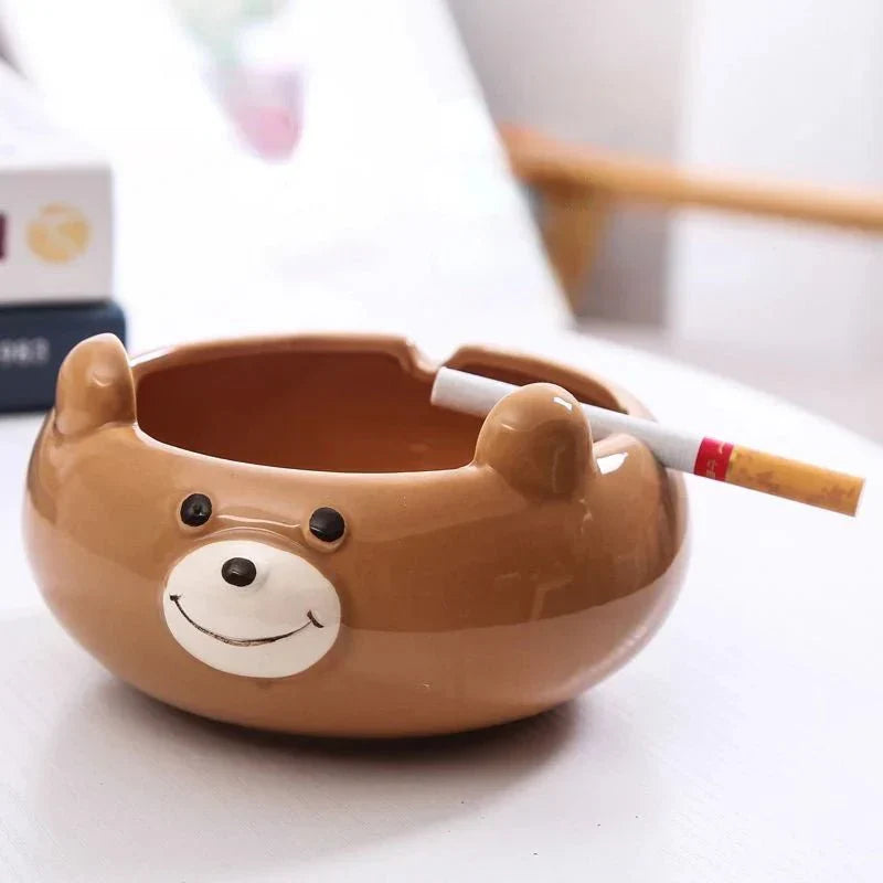 Cartoon Animal Ceramic Ashtray